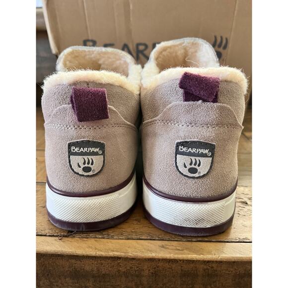 BEARPAW Amanza Suede Sneaker with Rain & Stain Repellent Women's Sz 9 - Picture 6 of 9